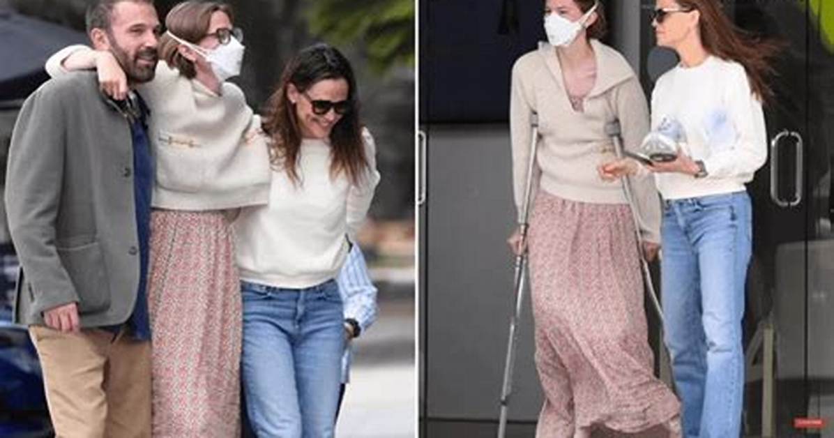 Why Does Violet Affleck Always Wear a Mask?